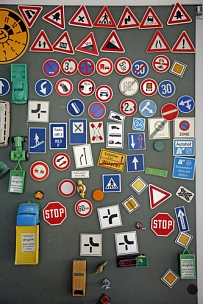 Fahrschule Unterricht Tafel