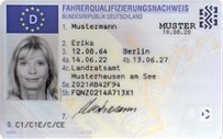 FQN-Karte Fahrerqualifizierungsnachweis Vorderseite FQN-Karte Fahrerqualifizierungsnachweis Vorderseite © Bundesdruckerei